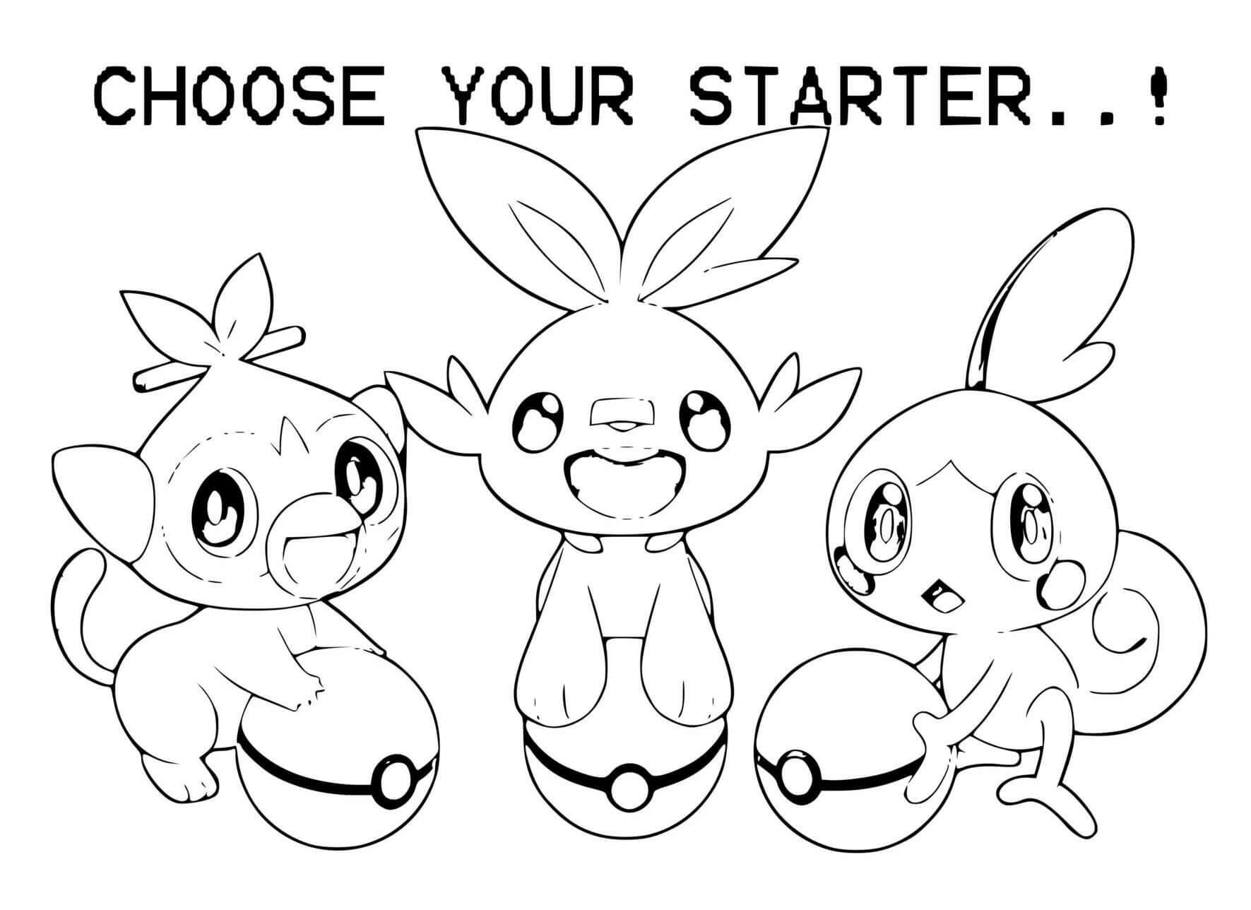 Sobble Coloring Pages.