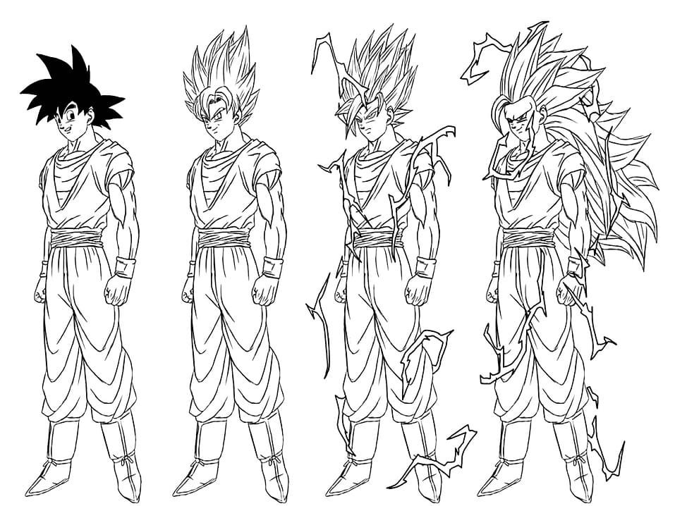 Son Goku's Forms