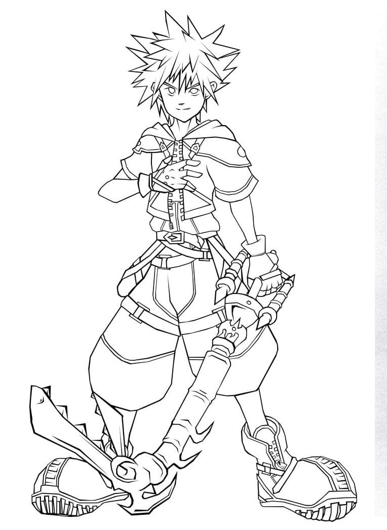 Sora Coloring Pages