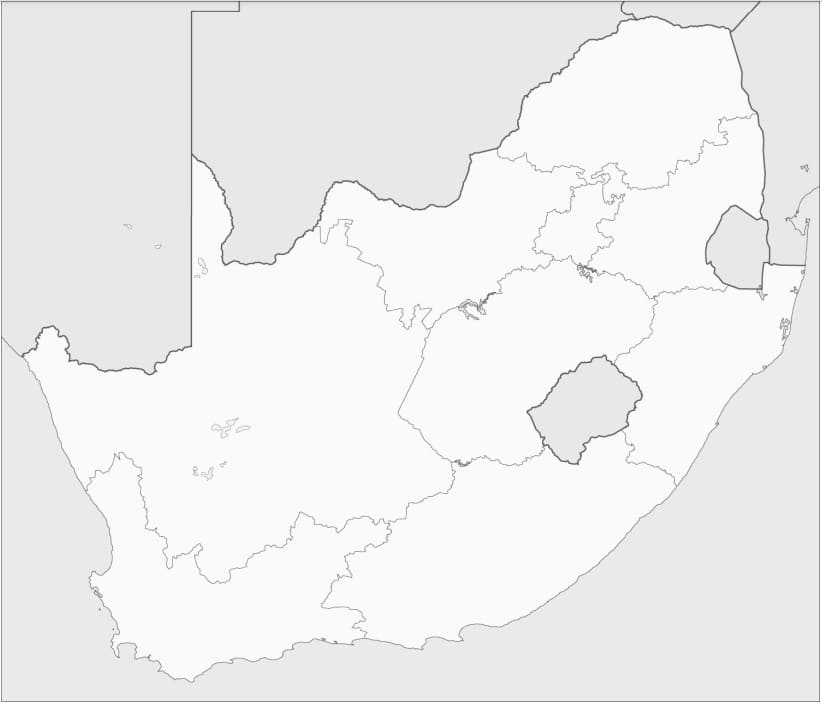South Africa's Map