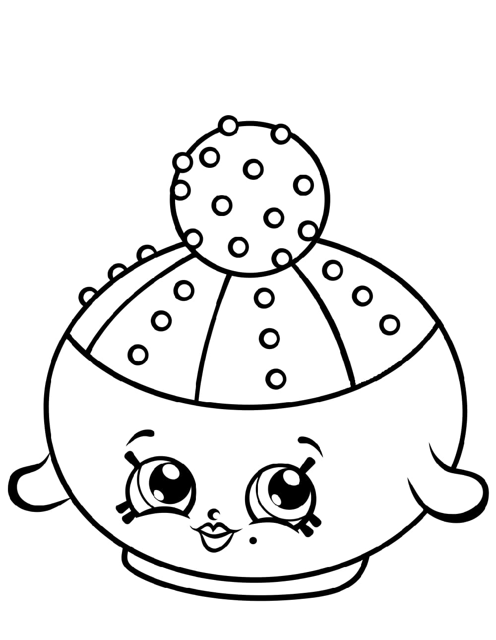 Shopkins Coloring Pages   Free Printable Coloring Pages for Kids