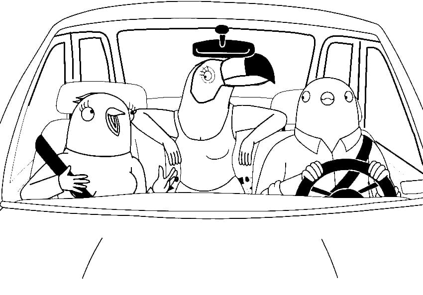 tuca bertie coloring page ideas