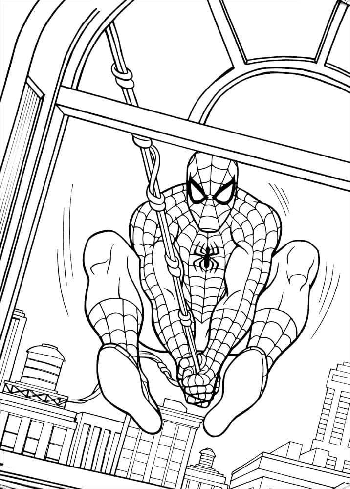 5700 Collections Spiderman Coloring Pages Free Printable Best