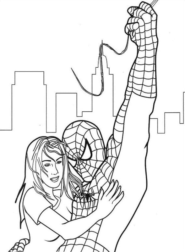 Spiderman Saves The Girl