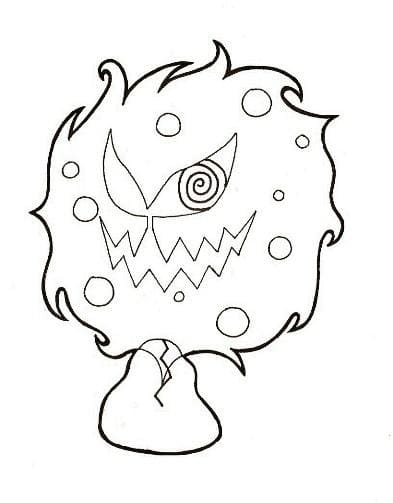 spiritomb coloring page transparent png pokemon