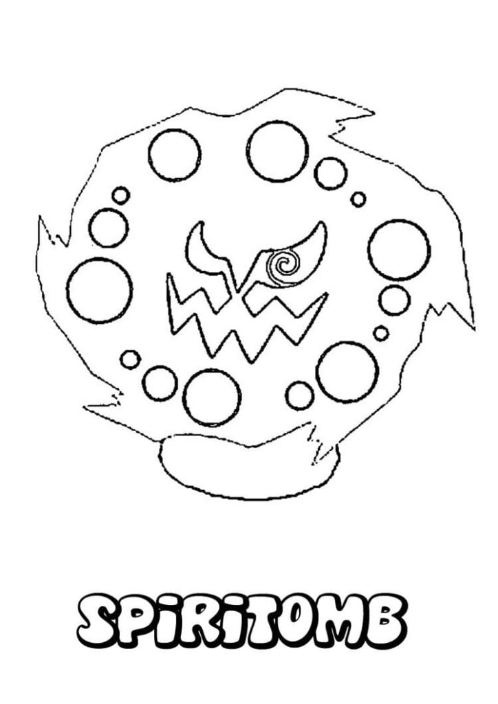 spiritomb coloring page high quality pokemon