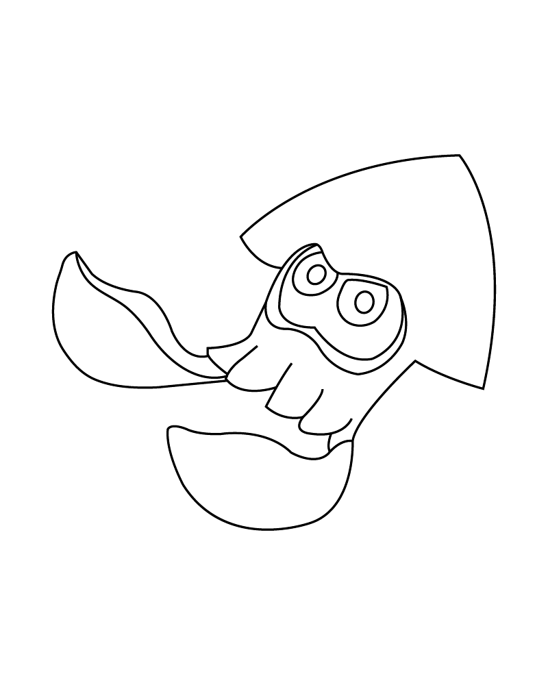 Splatoon Coloring Page