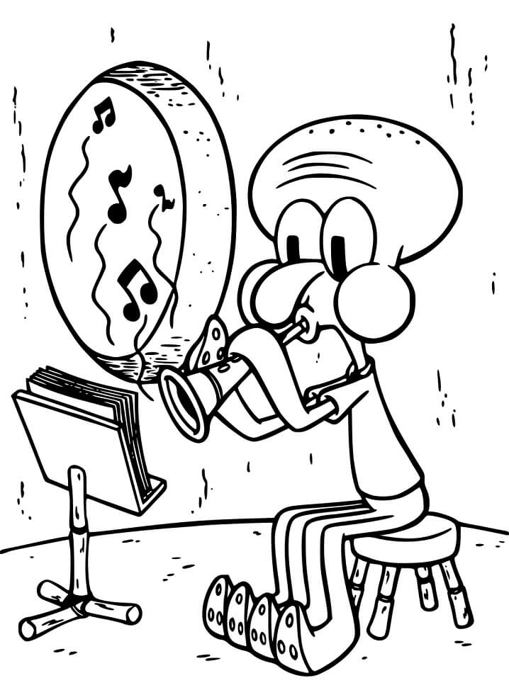 Squidward Tentacles with Music