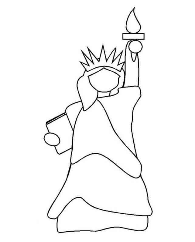 Statue of Liberty Outline