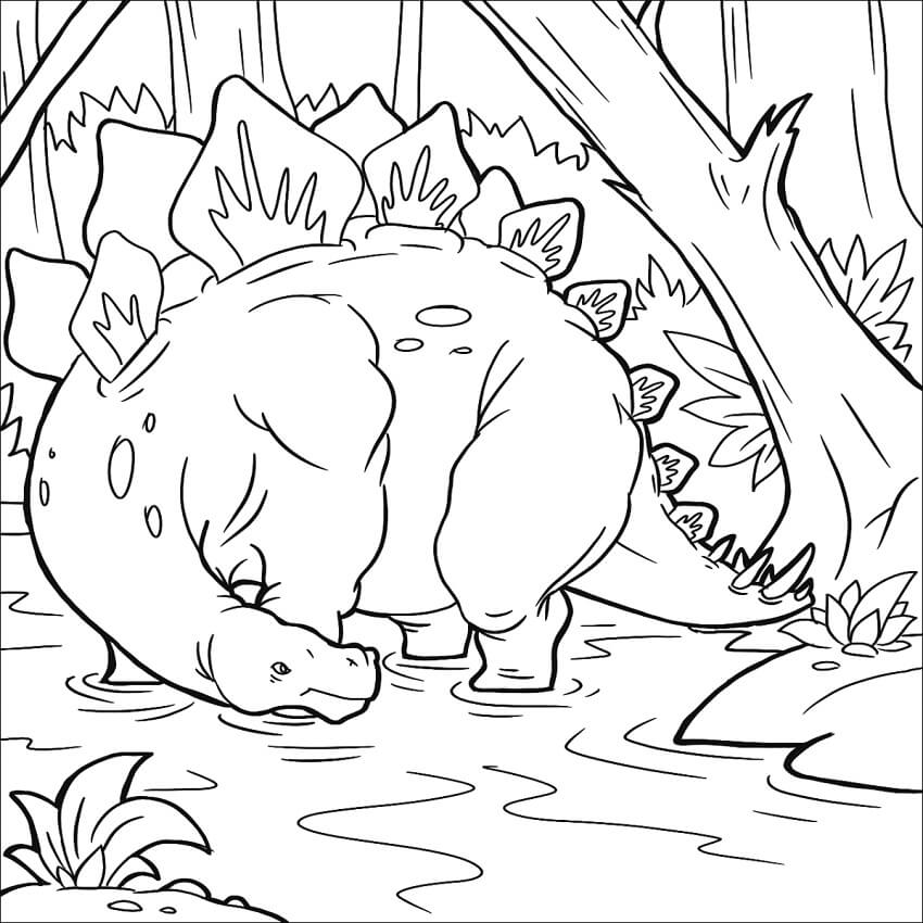 Stegosaurus Coloring Pages - Free Printable Coloring Pages for Kids