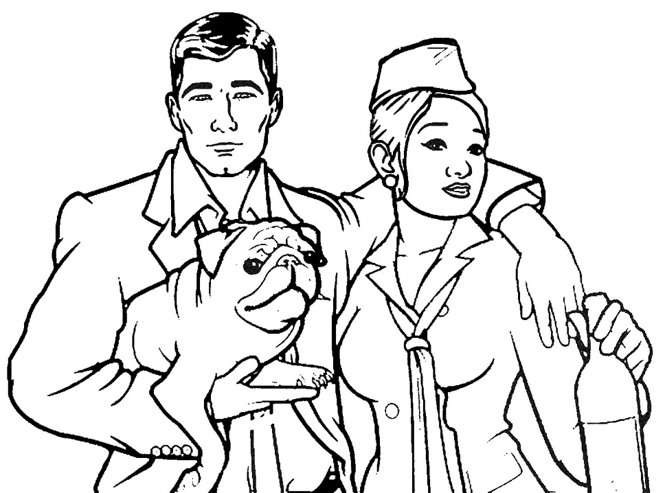 Sterling Archer Coloring Pages - Free Printable Coloring Pages for Kids