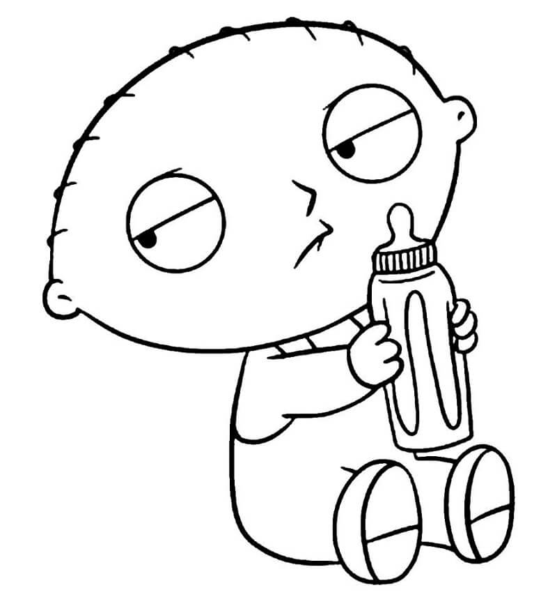 Stewie Griffin Coloring Pages - Free Printable Coloring Pages for Kids