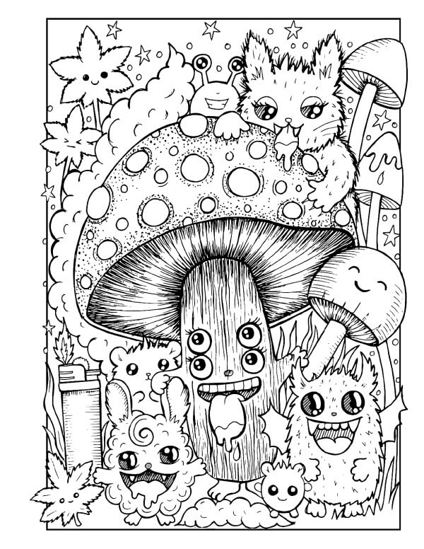Stoner Coloring Pages Printable Printable World Holiday