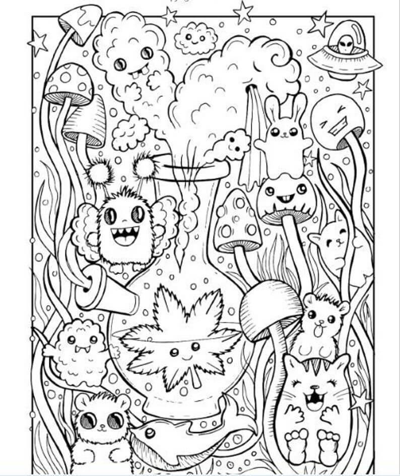 Printable Stoner Coloring Pages Printable World Holiday