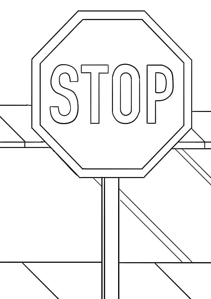 stop sign coloring pages free printable coloring pages for kids