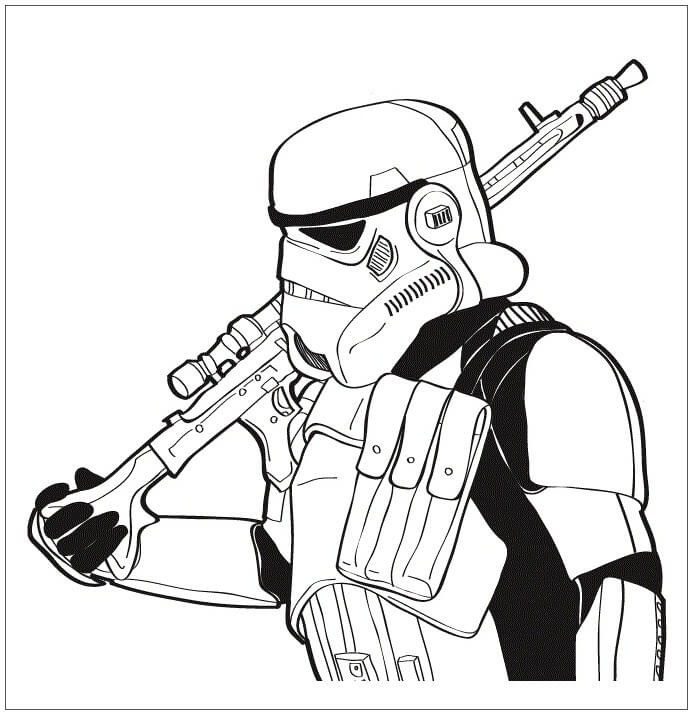 Stormtrooper 9 Coloring Page Free Printable Coloring Pages For Kids