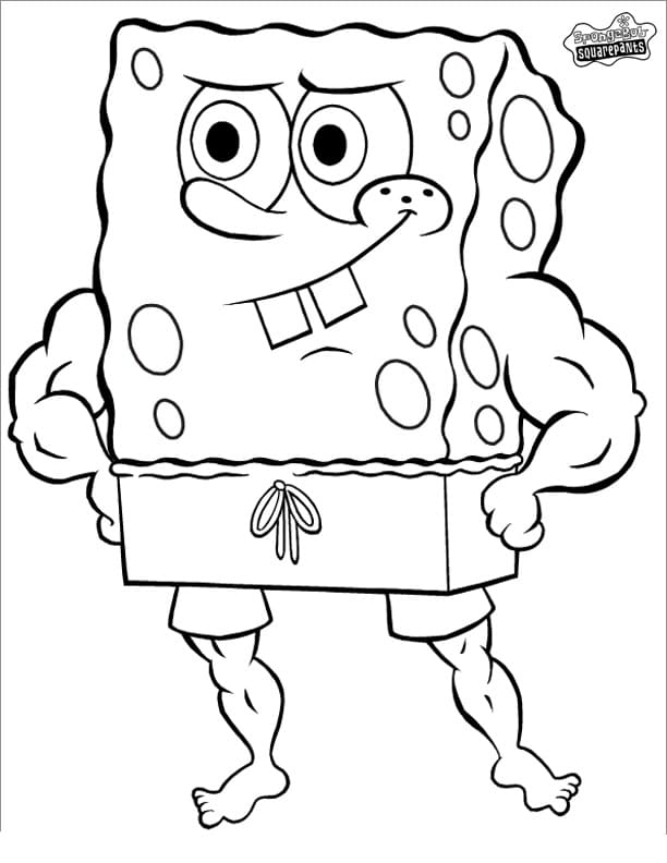 free kids coloring pages spongebob