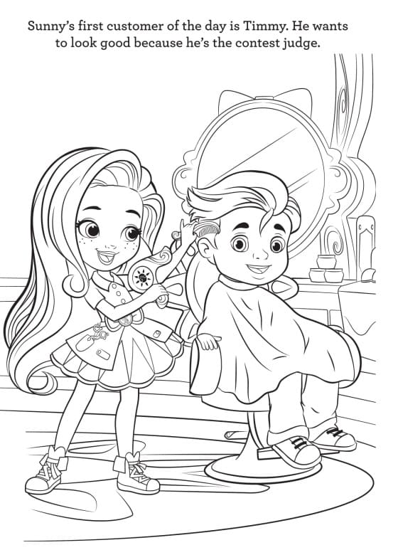 Blair Sunny Day Coloring Page - Free Printable Coloring Pages for Kids