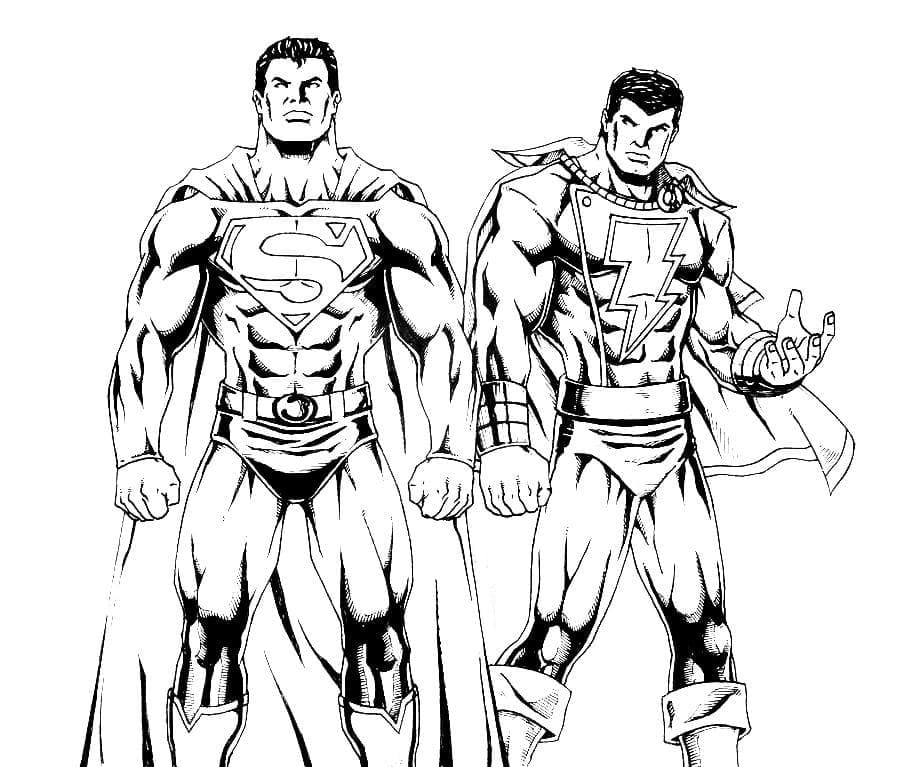 Superman and Shazam