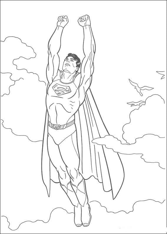 Superman in Sky