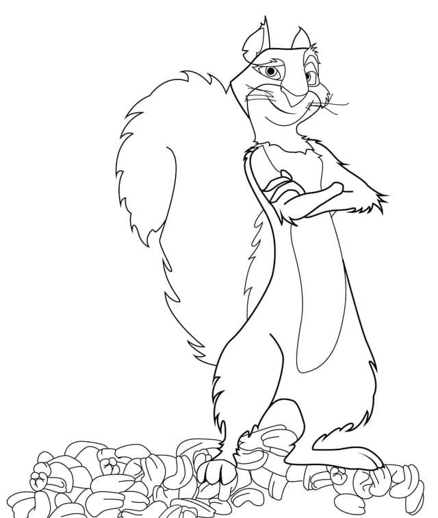 Surly Squirrel from The Nut Job