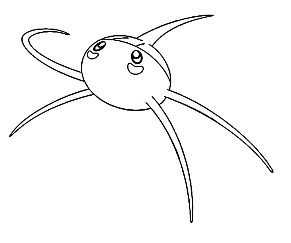 surskit coloring page in black and white pokemon