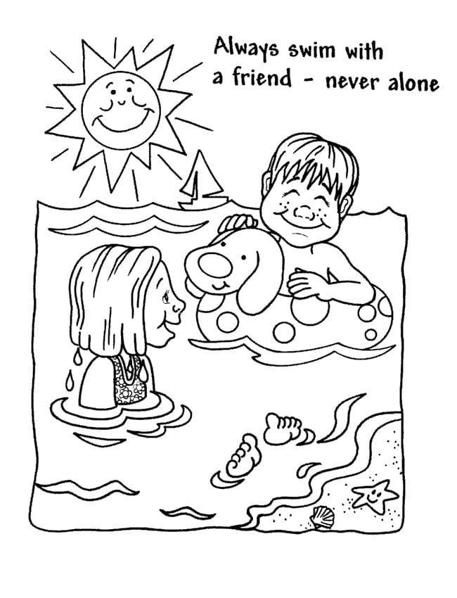 25  Water Safety Coloring Pages MathijsThai