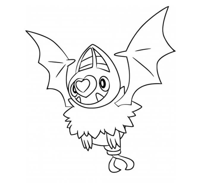 printable swoobat coloring pages pokemon