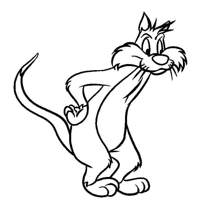 Sylvester 4 Coloring Page - Free Printable Coloring Pages for Kids