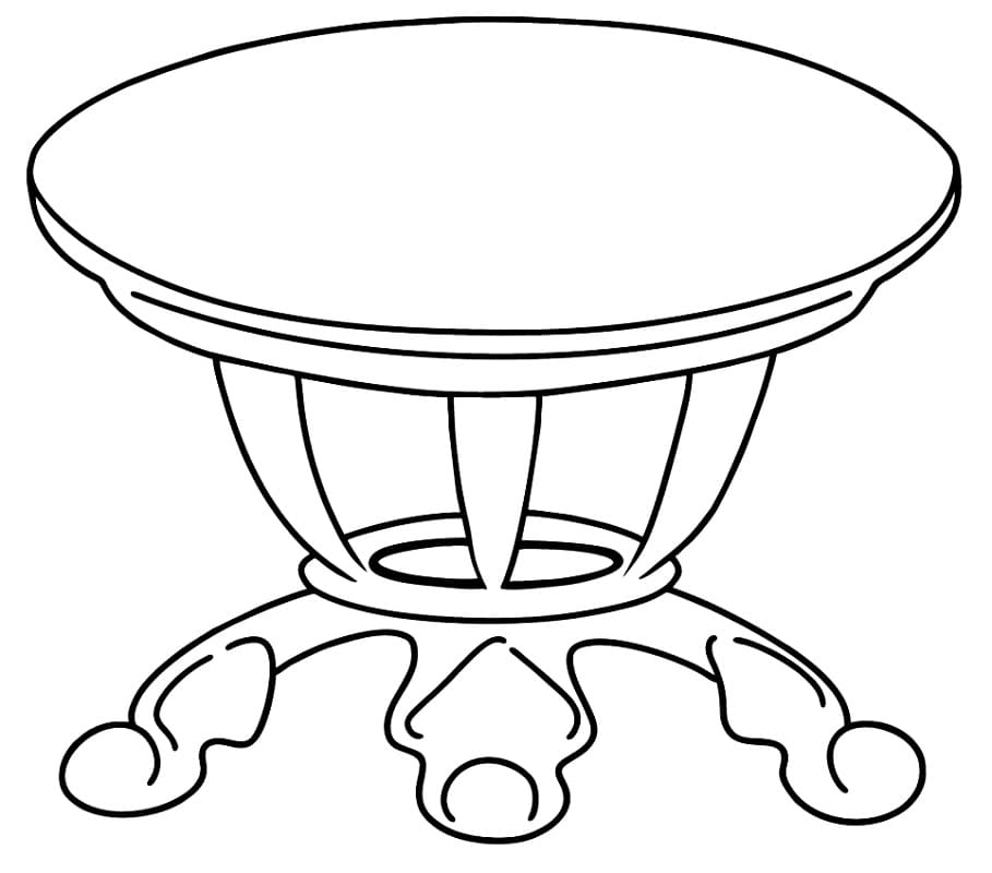 Printable Easy Table Coloring Page Free Printable Coloring Pages For Kids Printable Easy Table Coloring Page Free Printable Coloring Pages For Kids