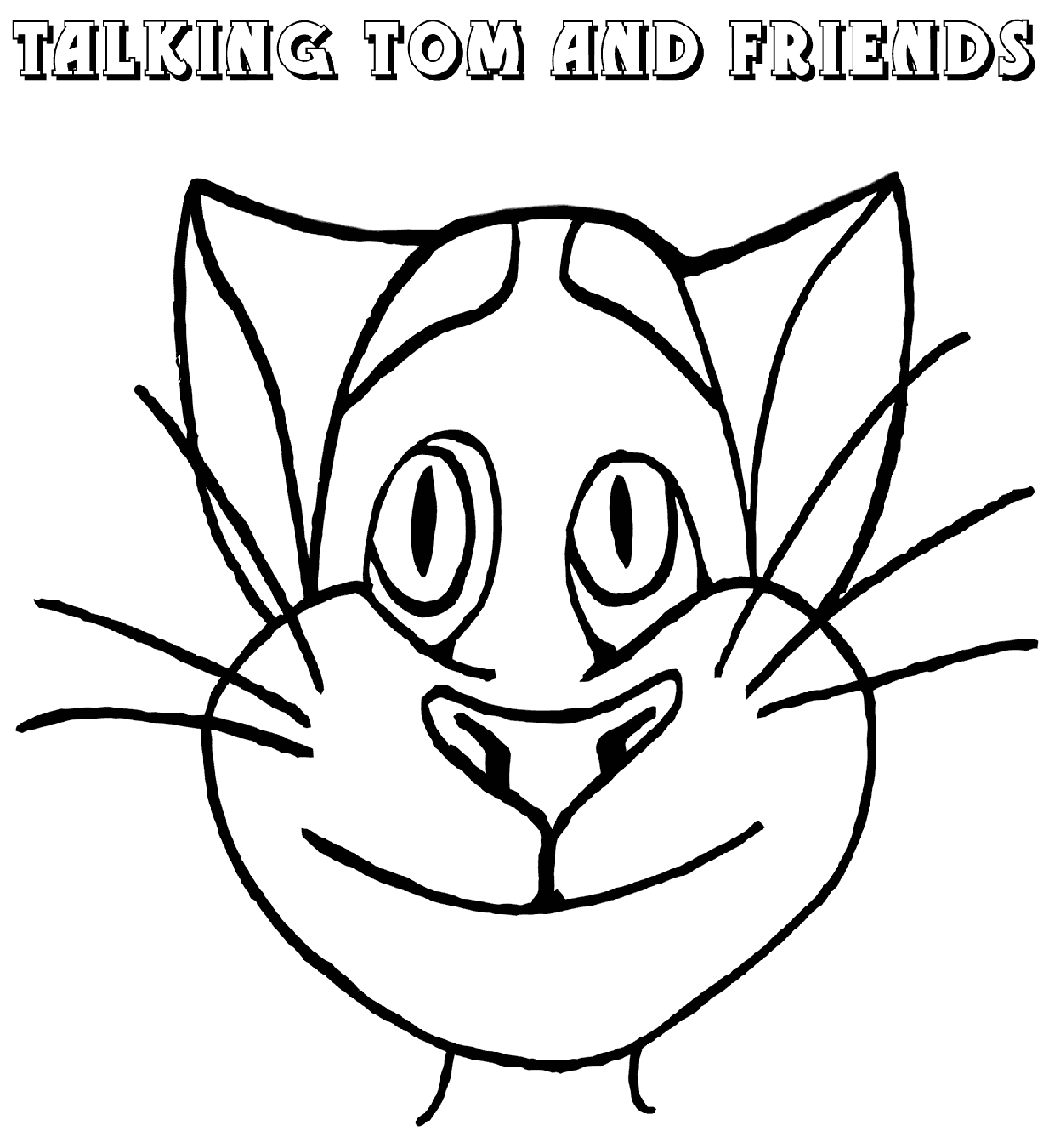 Hank The Talking Dog Coloring Page - Free Printable Coloring Pages for Kids
