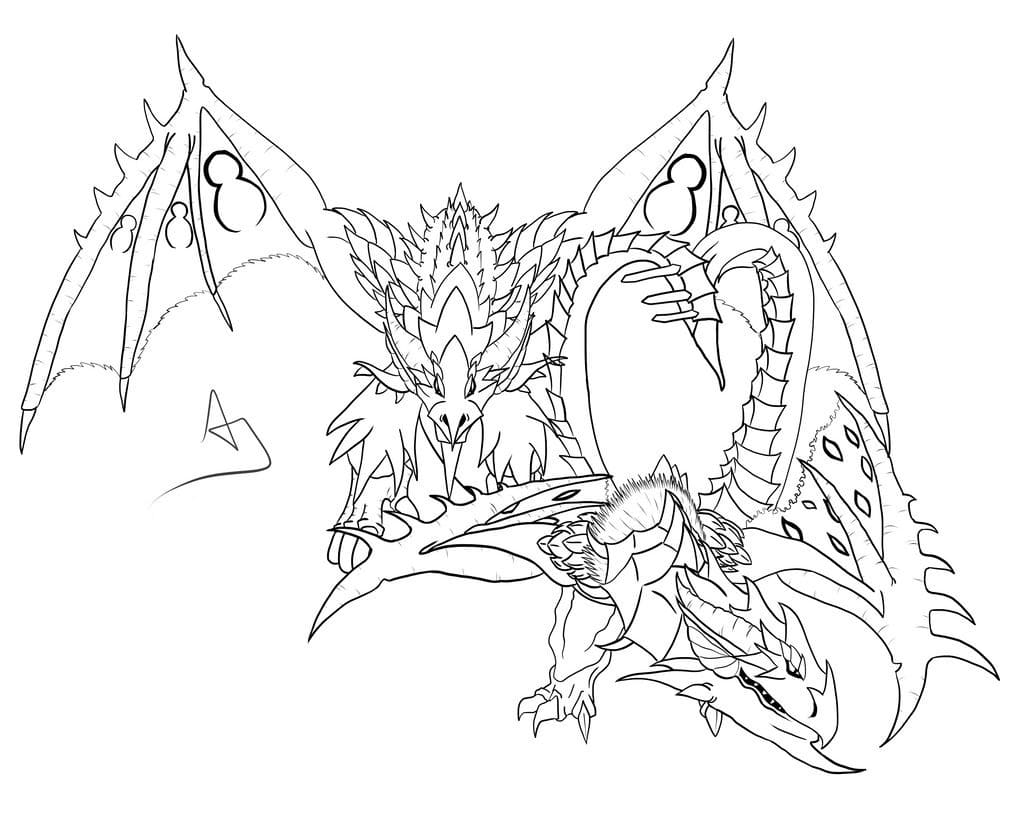 Monster Hunter Coloring Pages - Free Printable Coloring Pages for Kids