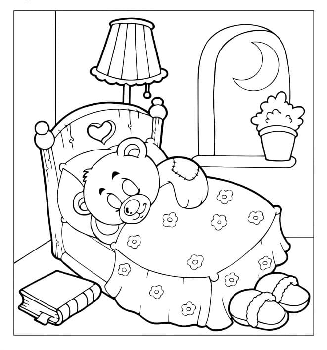 880 Collections Sleeping Bear Coloring Pages To Print  Best Free