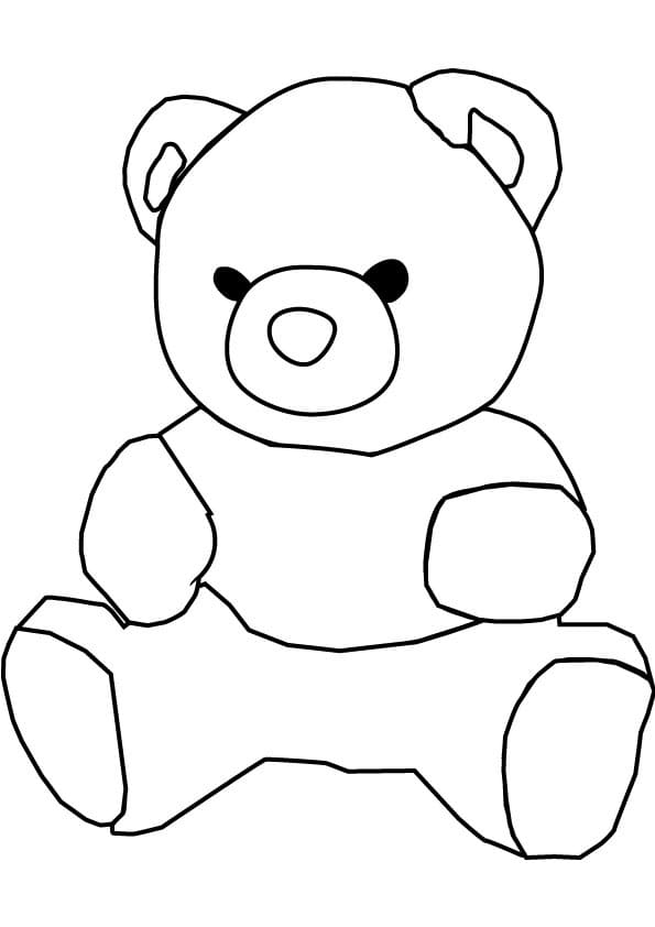 Teddy Bear to Color
