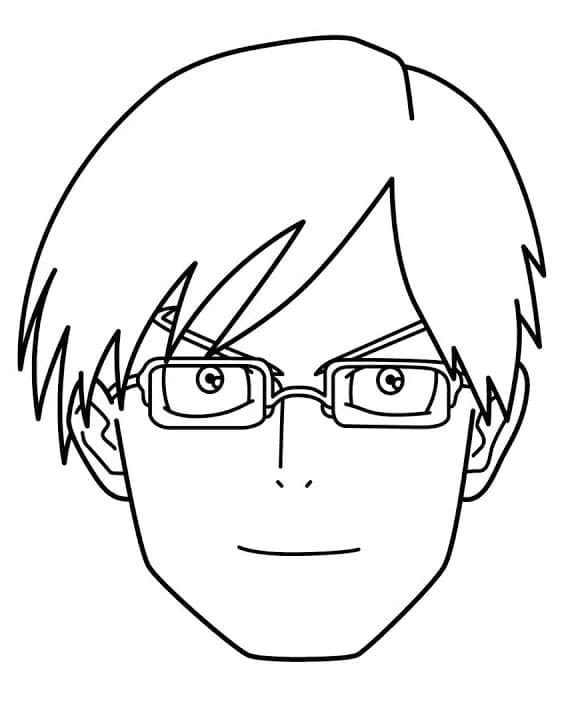 My Hero Academia Cosplay Anime boku no hero academia Iida Tenya Cosplay  Glasses Super Light Gun-Black Metal Half Frame Glasses - AliExpress