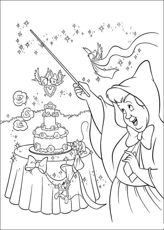 The Fairy Making Wedding Cake