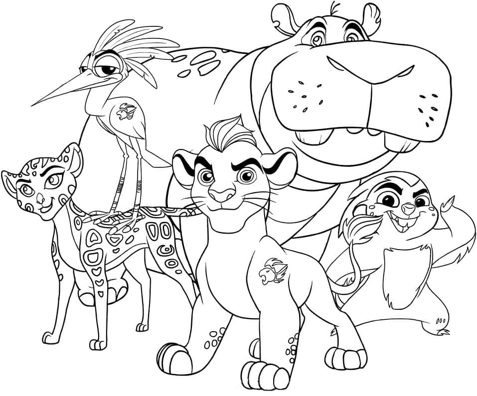 The Lion Guard to Print
