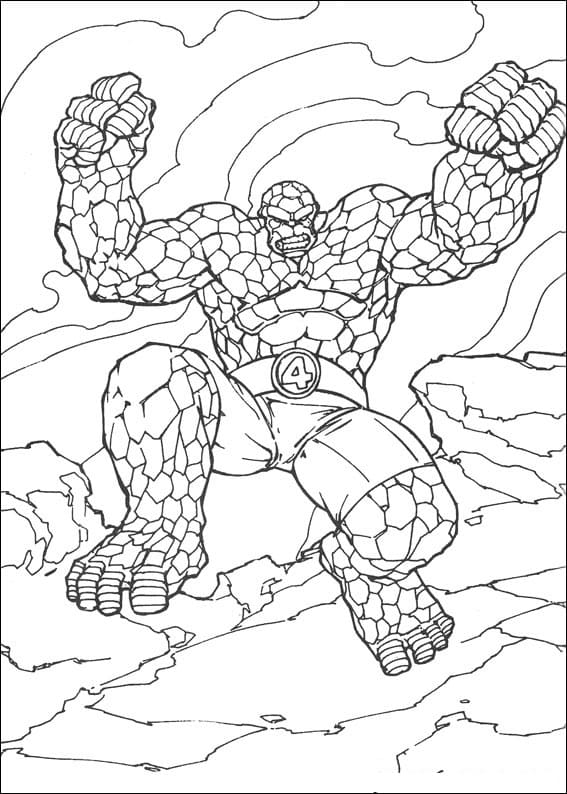Mr. Fantastic Coloring Page - Free Printable Coloring Pages for Kids