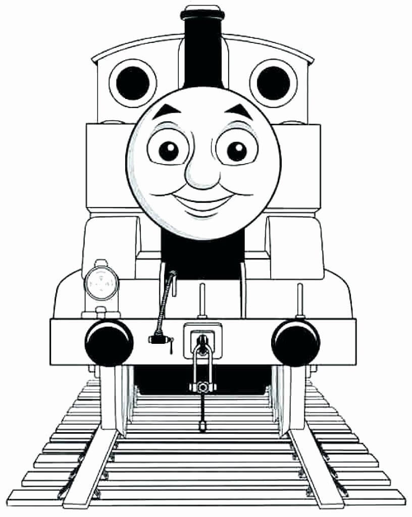 Thomas the Train 1 Coloring Page Free Printable Coloring Pages for Kids
