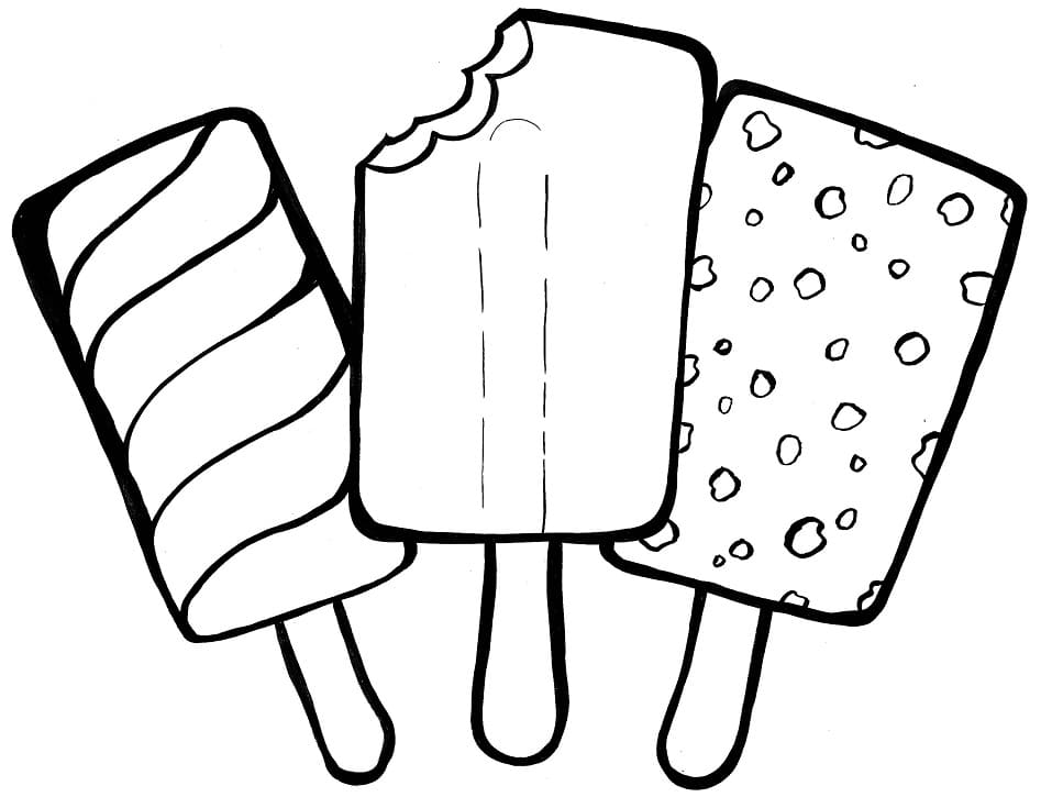 Easy Popsicle Coloring Page Free Printable Coloring Pages For Kids