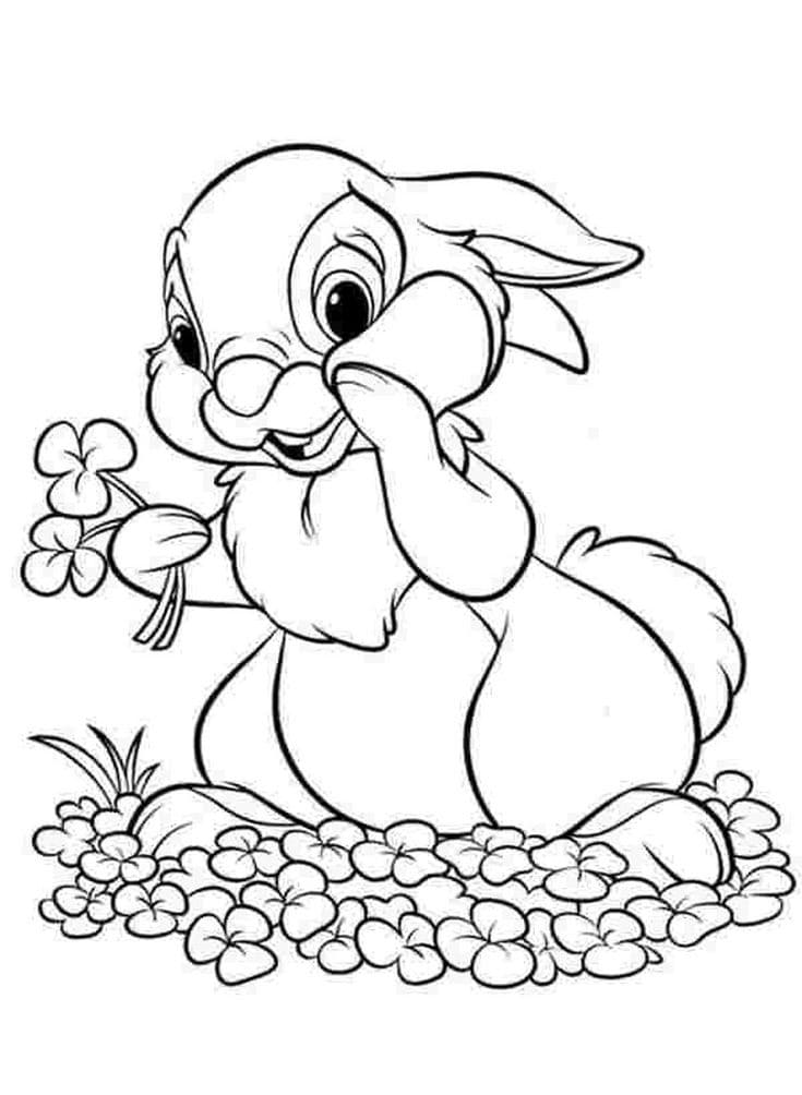 Thumper with Flowers