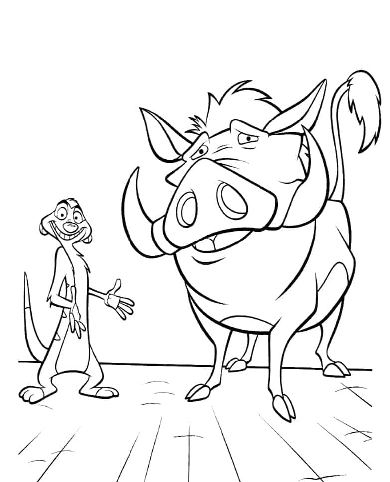 Timon and Pumbaa Are Smiling