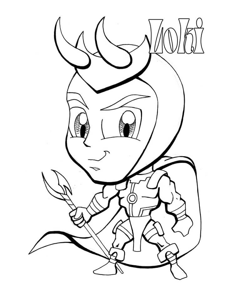 Loki Coloring Pages - Free Printable Coloring Pages for Kids