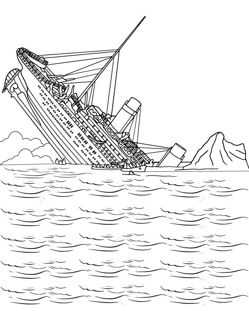 Titanic coloring page-07 Coloring Page - Free Printable Coloring Pages ...