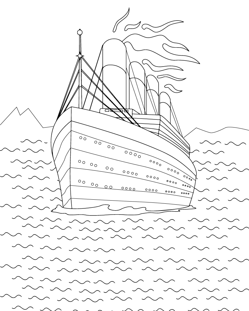 Titanic coloring page-10 Coloring Page - Free Printable Coloring Pages ...