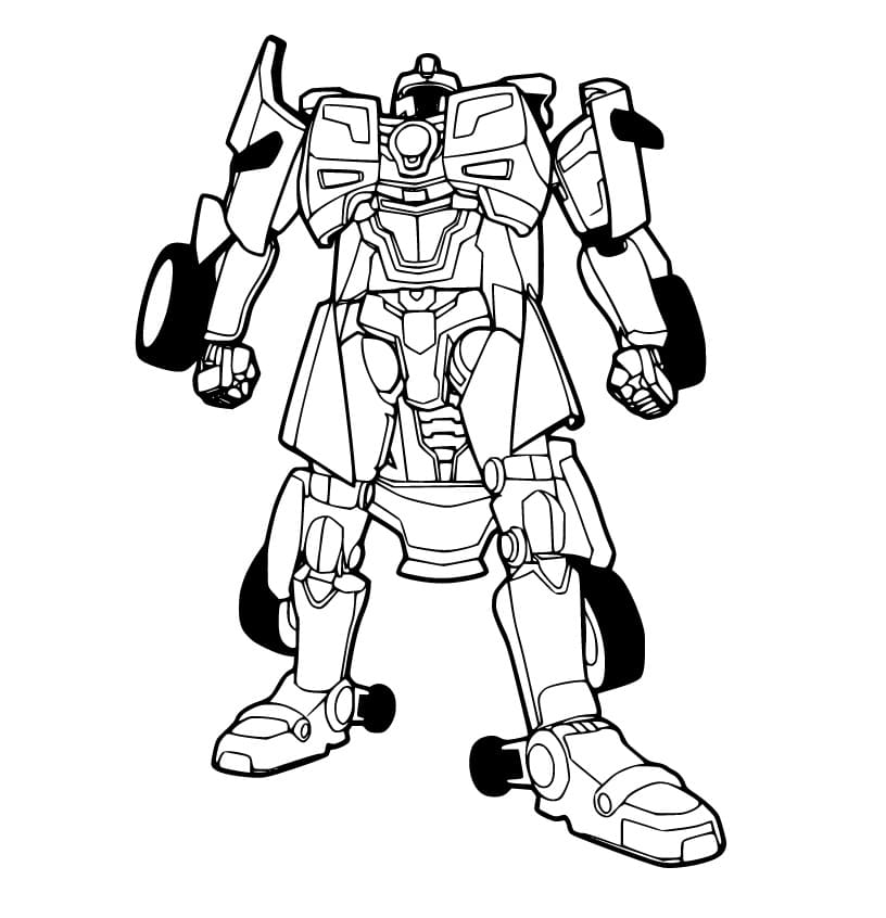 Printable Tobot Coloring Page - Free Printable Coloring Pages for Kids