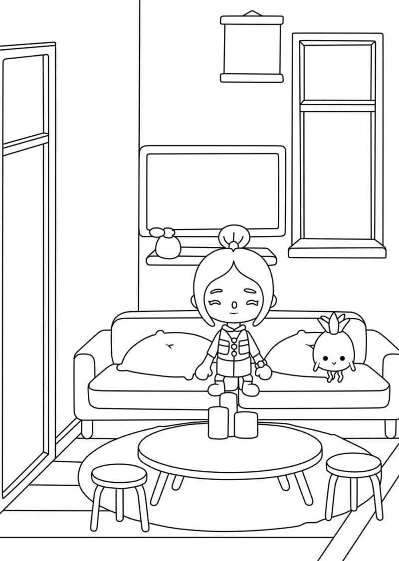 Toca Boca for Kids Coloring Page   Free Printable Coloring Pages ...