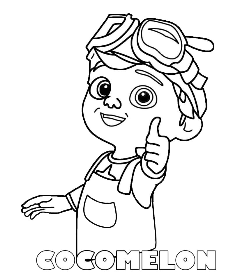 Cocomelon 1 Coloring Page Free Printable Coloring Pages for Kids