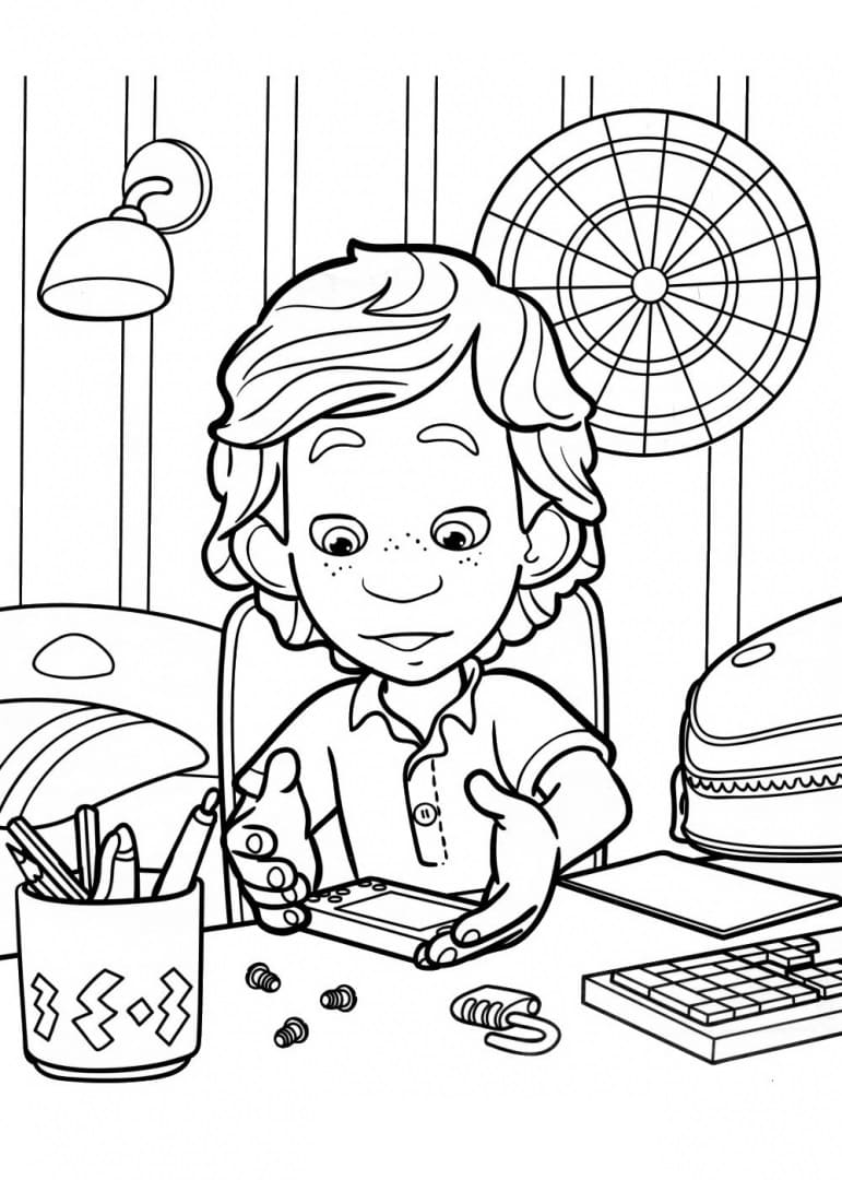 Nolik from The Fixies 1 Coloring Page - Free Printable Coloring Pages