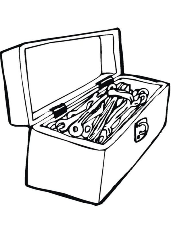 23 Tool Box Coloring Page MunroMoureen